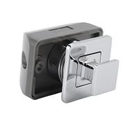 RV Cabinet Latch, Push Button Latch RV Cabinet Door Latch with Lock and Handle Functions Chrome for RV Door Locks, Kitchen Cabinet Door Handles