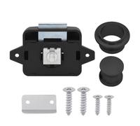 RV Cabinet Latches and Catches, Coupler Lock, RV Accessories, Trailer Paddle Lock, Zinc Alloy Push Button Cabinet Door Catch for Motorhome Caravan