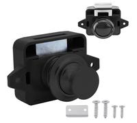 RV Cabinet Latches And Catches - Trailer Hitch Lock | BOoat Tools | PusSh ButtoOn LocCk | CabiInNet LatTches | RVV Accessories | Zinc Alloy Push Button CabIinet Door Catch LOoCck For Car RRV Home Boat