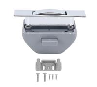 RV Cabinet Push Latch Lock, Zinc Alloy and ABS Material, Keyless Design for Yachts and Motorhome - Easy Installation, Durable Security, Ideal for Caravan and Travel Trailers (Chrome)