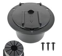 RV Cable Hatch Valve - Round Power Cord Passing, Weatherproof Wire Organizer System | UV Resistant Construction, Lock-Clean Entrance Door, Electric Accessory, from