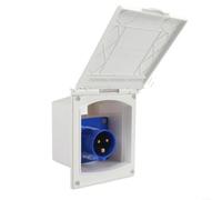 RV Camper Marine External Power Inlet Socket RV Caravan Camper External Mains Inlet Socket 220V-240V 16A With Cover IP44 Marine Power Hook Up