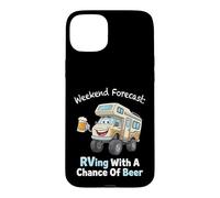 RV Camping Motorhome Beer Weekend Warrior Case for iPhone 15 Plus