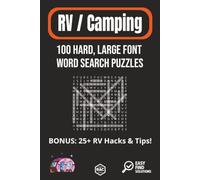 RV / Camping Word Search: 100 Challenging Large Font Puzzles, Easy Find Solution Pages, RV Tips & Hacks, (RV / Camping Puzzle Books)