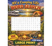RV & CAMPING WORD SEARCH BOOK: Large Print Easy-to-Read Word Searches about RVs, Camping, Road Trips, Campfires, and More | 1,200+ Words | 8.5 x 11 ... Puzzles | Great Gift for Adults and Seniors