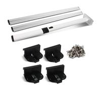 RV Caravan Accessories Aluminum Alloy External Folding Table Leg Guide Rail(Middle Double Guide)