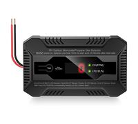 RV Carbon Monoxide & Propane Gas Detector Alarm - 2-in-1 LP/CO Sensor, LCD Display, 85dB