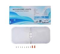 RV Ceiling Light | Motorhome LED Light | 12-30V 3-Color Camping Lamp | Adjustable Brightness Dome led for RV Interior, Reading, & Nighttime Navigation.