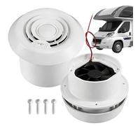 RV Ceiling Vent Fan | Low-Noise Mushroom Roof Exhaust Fan | ABS Ceiling-Mounted Ventilation for Odor Removal Heat Dissipation Road Trips Camping Owners Travelers Enthusiasts Humid Climates Winter