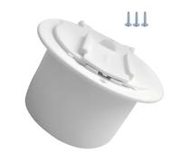 RV Covered Power Cord Hatch - RV Power Cord Cover 11.2x5.6x8cm, Electrical Cablee Hatch, RVv Cordd Hatchh, RVc Cable Pass Through Round Accessory For Traveling, Cords Powerr Cordd Cable