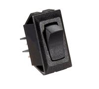 RV Designer Collection S321 Rocker Switch 10A Mom On/Off, Black