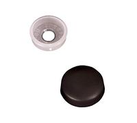 RV Designer H603, Screw Covers, Black, 14 Per Pack, Interior Hardware
