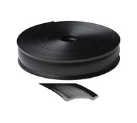 RV Designer I329-1 Inch Wide x 25 ft Vinyl Insert Trim for RV's - Flexible Molding, Exterior Use, and Roof Edge Molding - Ideal for RV's - Standard, Black