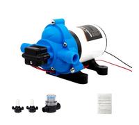 RV Diaphragm Water Pump, OE: 2088-422-144, 12V DC 11.6L/min, 10ft Self Priming Boat Water Pressure Diaphragm Pump with Pressure Switch/Overheat Protection, Standard 1/2 MNPT for Campervans, RVs, Boats