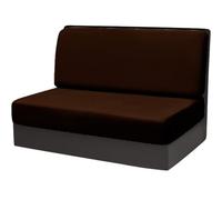 RV Dinette Cushion Covers Stretch Camper Cushions Cover Travel Trailer Couch Slipcovers(Dark brown)