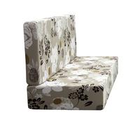 RV Dinette Cushion Covers - Stretchable Printed Slipcovers for RV Camper Bench & Couch Replacement - Backrest & Bench Covers (Small Floral Design)