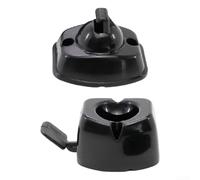RV Door Latch, Nylon Safety Door Hook for Bus Cabin Modification, Anti-Collision Catch with Suction Technology(black)