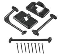 RV Door Latch - RV Door Catch Clip Holder,Cargo Hatch, Latch Accessories, Professional Bracket for Outdoor Camping Sailing Travel Beginners Adults (Black)