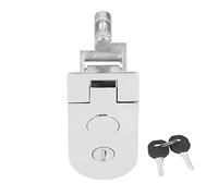 RV Door Lock Compression Latch Powder Coated Zinc Alloy Push Type Slam Latch with Keys Compatible with Motorhome Yacht Trailer Marine Boat
