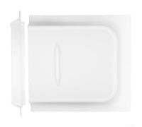 RV Door Lock Cover, Window Screen Handle PP Panel, UV-Resistant Stop Kit, Right-Hand Grip, for MOTORHOME for CARAVAN Protective(White)