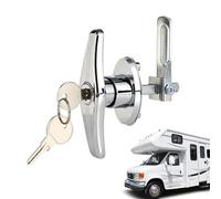RV Door Lock Replacement Heavy Duty High Security Trailer Accessory RV Door Lock Replacement | for Industrial Closet, Basement Entrance, Sou