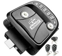 RV Door Lock Replacement Keyless Entry - 100% Metal Gear-Driven Lock with Deadbolt | Patent-Pending Security Tech | Password & Remote Control | Fits 3.75" x 2.75" Hole