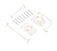 RV Door Stopper - Door Handle Holder with Clip - Robust Bracket, Cargo Flap & Locking Accessories for Camping, Travel, Yachts, Sailing, Outdoor, Beginners