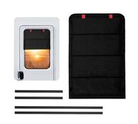 RV Door Window Shade | Blackout Waterproof Shield | Heat Insulation RV Window Shades - Storage Bag For Camping Picnic Travel Road Trips Parking Beach Boondocking Parks Outdoor Summer