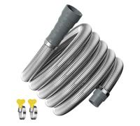 RV Drain Hose - Caravan Waste Water Hose with Adjustable Adapter, Heavy Duty Septic Discharge Pipe for Motorhome, for Trailer Garden Camping Outdoor Washing Machine