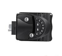 RV Entry Door Lock with Keyless Remote Control, Integrated Keypad for Camping Vehicles, Zinc Alloy Build, Fits 32-38mm Door Frame Thickn