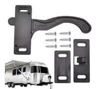 RV -Farmer Door Lock - Right Handle Kit for RV Home Entry Doors, RV Screen Door Handle | RV Trailer Exterior Accessories, Door Length Replacement