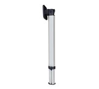 RV Folding Table Motorhome accessories leg holder with side folding function, removable and height adjus for yacht caravan (white)