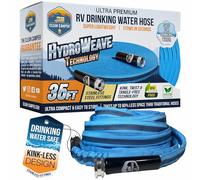 RV Fresh Water Drinking Hose 35', Kink Free Design | Non Leaching, Non Toxic, Durable Camper Hose from Clean Camper