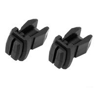 RV Fridge Vent Clips, Refrigerator Door Latch, Camper Trailer Lock, Secure Fit PP Material, 2PCS Black for Norcold(A)