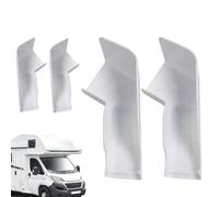 RV Gutter Kit For Shed - Rainwater Extension Hardware, Trailer Roof Gutter Left Right Design | Guides Water Flow Away From RV, Reduces Stains Runoff Issues, Suitable Drain Management For Campe