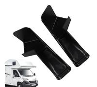 RV Gutter Kit For Shed - Rainwater Extension Hardware, Trailer Roof Gutter Left Right Design | Guides Water Flow Away From RV, Reduces Stains Runoff Issues, Suitable Drain Management For Campe