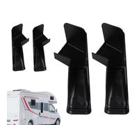RV Gutter Spouts - ABS 2.5" x 1.38" x 4.6" Sturdy Double Sided Set | Trailer Drain with Easy Installation Moisture Direction Splash Guard Roof Deflector | RVs, C