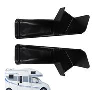 RV Gutter Spouts - ABS 2.5" x 1.38" x 4.6" Sturdy Double Sided Set | Trailer Drain with Easy Installation Moisture Direction Splash Guard Roof Deflector | RVs, C