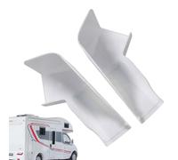 RV Gutter Spouts - ABS 2.5" x 1.38" x 4.6" Sturdy Double Sided Set | Trailer Drain with Easy Installation Moisture Direction Splash Guard Roof Deflector | RVs, C