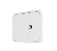 RV Hatch Door Waterproof, Lockable, Power Cord Port, Water Intake | Replacement Parts Multipurpose Hatch Cover for Converting RV Trailer, Yacht, Marine Boat, Camper, Caravan, Motorhome,