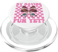 RV Having Fun Yet? RV Camping Camper Motorhome Girl Mom PopSockets PopGrip for MagSafe