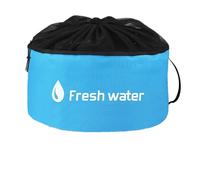 RV Hose Storage Bag | Dust Bag Organizer with a Cable Struggle over Jumper Wires, Sewage Pipes, RV Equipment Accessories for Hose, azul, Consulte la descripción, See description