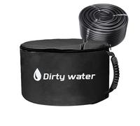 RV Hose Storage Bag | Waterproof Heavy-Duty Organizer with Double Zipper | Oxford Fabric Carrying Case for Sewer Hose, Electrical Cords & Camping Tools | Travel Van Camping, Outdoor Storage, Septic Ac