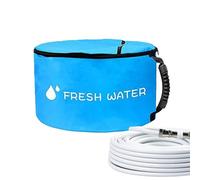RV Hose Storage - Waterproof RV Waste Water Hose Carrier | Electric Cable | Double Zip Bag | Double Zip Holder Container for Waste Tools Camping Septic Ele
