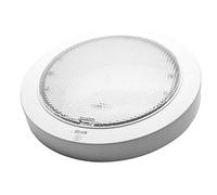 RV Interior Light - HugeAuto LED Ceiling Dome Light DC 12V 9W Downlight for Campervan Caravan Motorhome Chrome Warm Boat White-Round White