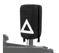 RV Jack Cover - Waterproof Hitch Enclosure Wrap, Powered Tongue Housing Guard, Visibility Enhanced Utility Jacket, Reinforced Textile Motorhome Accessory Skin For Parking Yard Touring Protection