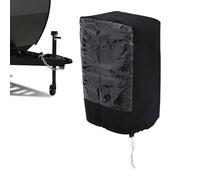 RV Jack Cover, Weather-Resistant Protector, Tongue Jack Covers with Clear Window for Mobile Home Garage Offroad Trailer Marine Boat Camping Outdoor Roadside Repair, 10x5.2x13.94 inches