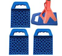 RV Jack Pads - 4 Pack Car Jack Support Pads, Non-Slip Multi-Angle Leveling Equipment | Strong RV Parking Accessories for Motorhome, Travel, Caravan, Beach Trips, Picnic, Stable Vehic