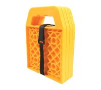 Rv Jack Pads - 4 Pieces Heavy Duty Anti Slip Stabilizing Blocks, Stackable Outrigger Support Pads For Rv Trailer Tow Truck Crane Pickup Sedan | Portable Jack Mat Tire Clamp Stabilizer Safety Tool