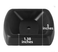 RV Jack Wheel Pad Chock Nitrile Rubber for stabilizer Base Drain Hole | for premium Rubber, Stops Wheel Rolling,Water Drain Anti-Corrosion,Jack Wheel Fit,2 Size Choices,Single Or Pair Pack